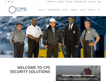 Tablet Screenshot of cpssecurity.com